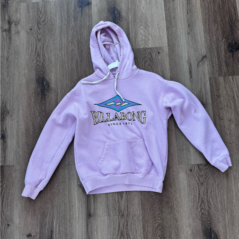 Billabong Light Pink/lavender small hoodie